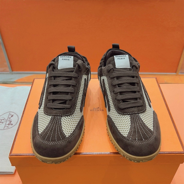 Hermes, Jet, Men's Sneaker, Brown