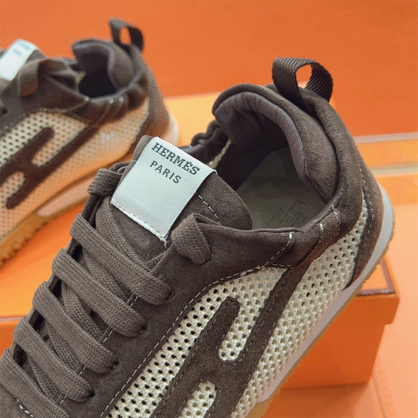 Hermes, Jet, Men's Sneaker, Brown