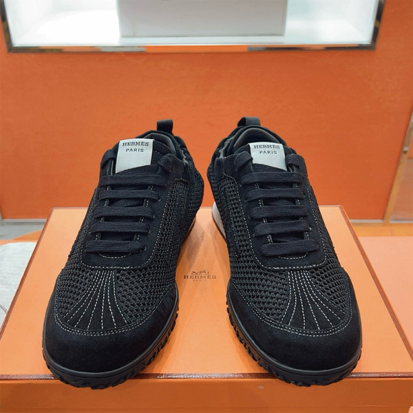 Hermes, Jet, Men's Sneaker, Black