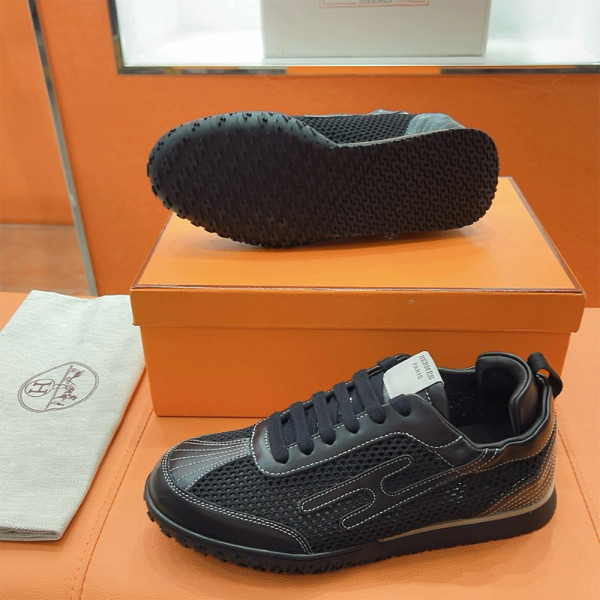 Hermes, Jet, Men's Sneaker, Black