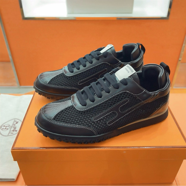 Hermes, Jet, Women's Sneaker, Black