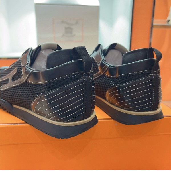 Hermes, Jet, Women's Sneaker, Black