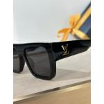 Louis Vuitton, Clash Square, Unisex, Sunglass, Zwart