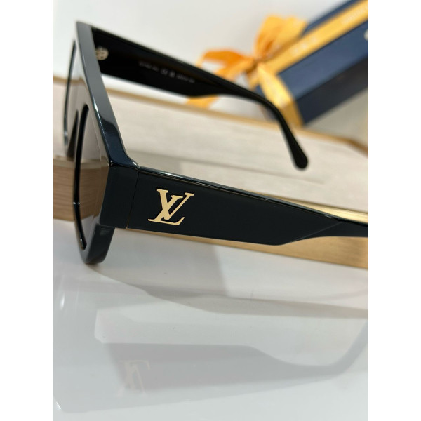 Louis Vuitton, Clash Square, Unisex, Sunglass, Zwart