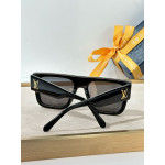 Louis Vuitton, Clash Square, Unisex, Sunglass, Zwart