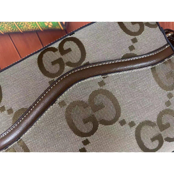 Gucci, Unisex, Canvas Messenger, Brown