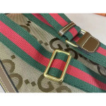Gucci, Unisex, Canvas Messenger, Brown