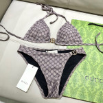 Gucci, Women's Bikini, Brown