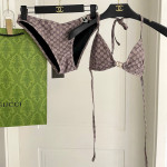Gucci, Women's Bikini, Brown