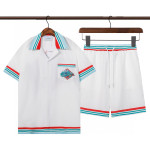 Casablanca, Men's Shortsuit, White