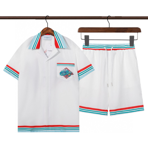 Casablanca, Men's Shortsuit, White