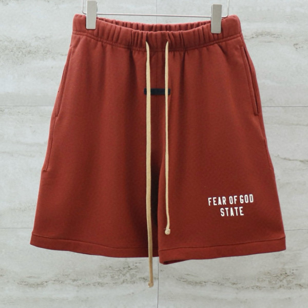 Fear Of God, Essential, Men's Shortsuit, Burgundy