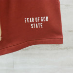 Fear Of God, Essential, Men's Shortsuit, Burgundy
