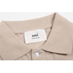 Ami, Men's Polo, Beige