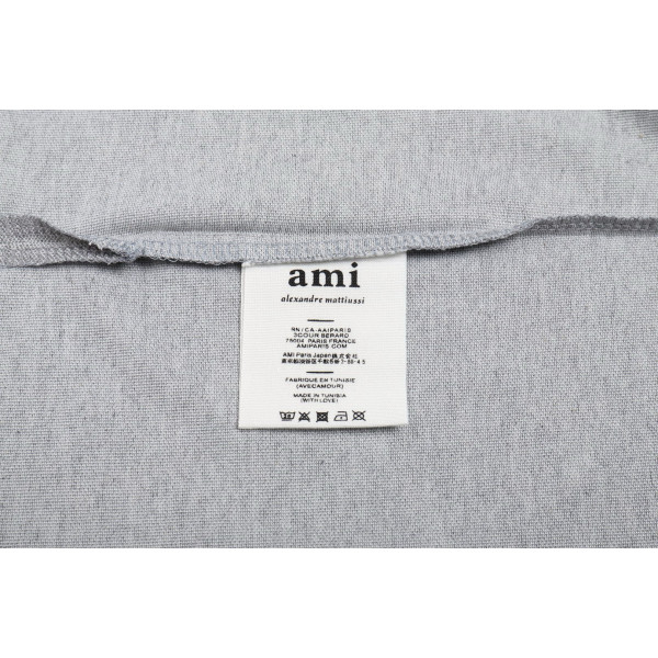 Ami, Men's Polo, Grey
