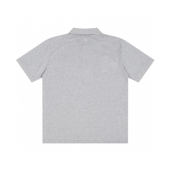 Ami, Men's Polo, Grey