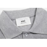 Ami, Men's Polo, Grey