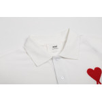 Ami, Men's Polo, White