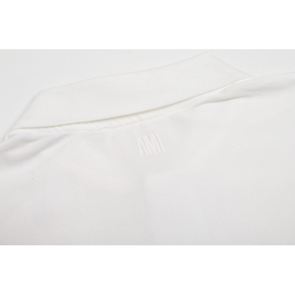 Ami, Men's Polo, White