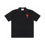 Ami, Men's Polo, Black