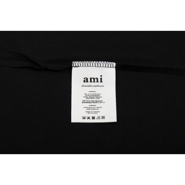 Ami, Men's Polo, Black
