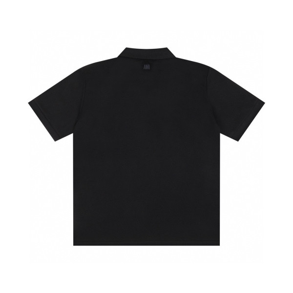 Ami, Men's Polo, Black
