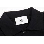 Ami, Men's Polo, Black