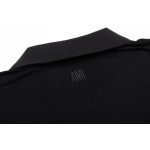 Ami, Men's Polo, Black