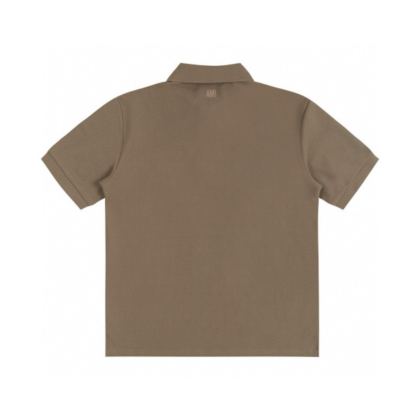 Ami, Men's Polo, Brown