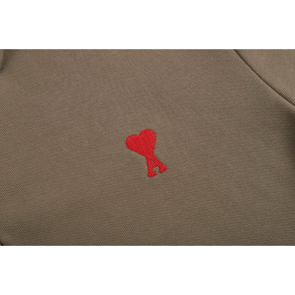 Ami, Men's Polo, Brown