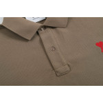 Ami, Men's Polo, Brown