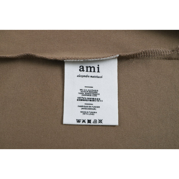 Ami, Men's Polo, Brown