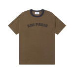 Ami, Men's T-Shirt, Brown