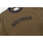 Ami, Men's T-Shirt, Brown