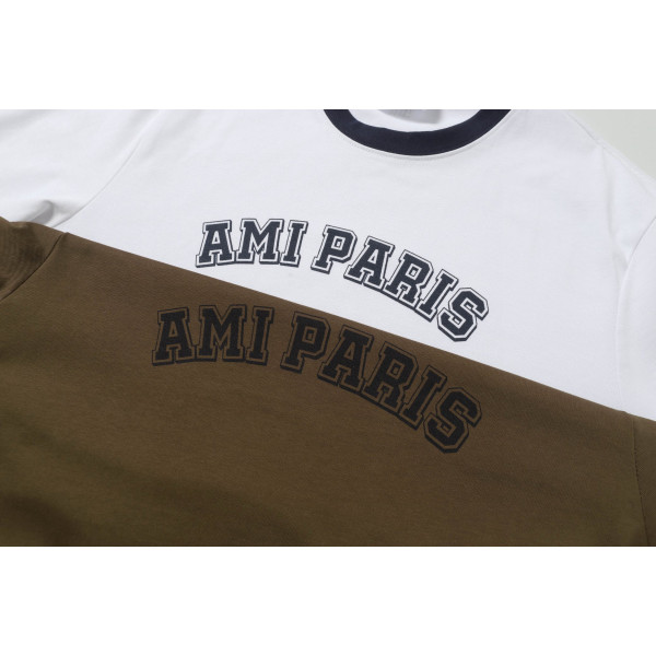Ami, Men's T-Shirt, Brown