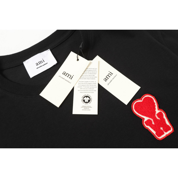 Ami, Men's T-Shirt, Black