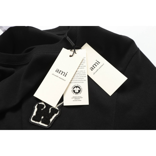 Ami, Men's T-Shirt, Black