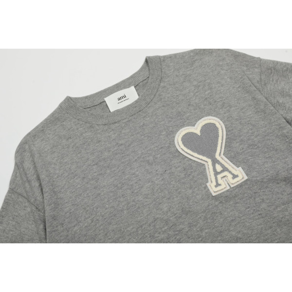 Ami, Men's T-Shirt, Grey