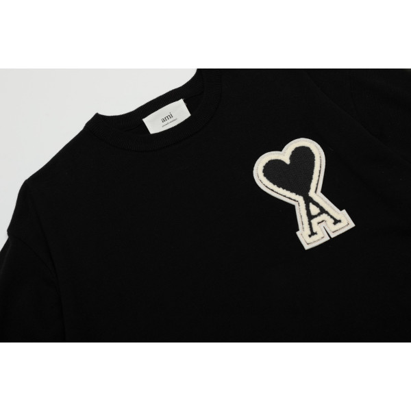 Ami, Men's T-Shirt, Black