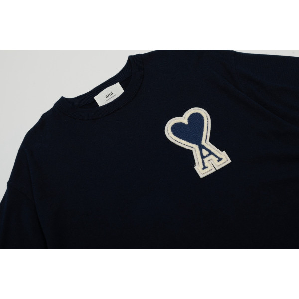 Ami, Men's T-Shirt, Black