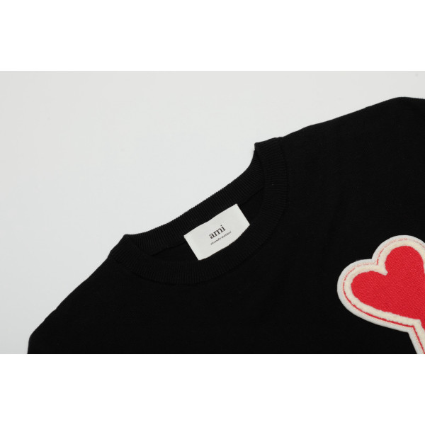 Ami, Men's T-Shirt, Black