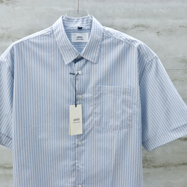 Ami, Men's Shirt, Blue