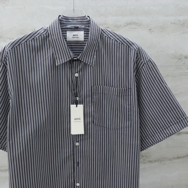 Ami, Men's Shirt, Grey