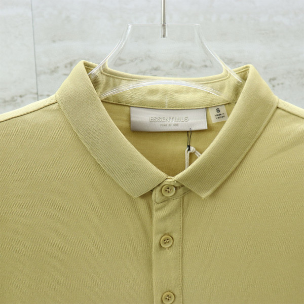 Fear Of God, Essentials, Men's Polo, Camel