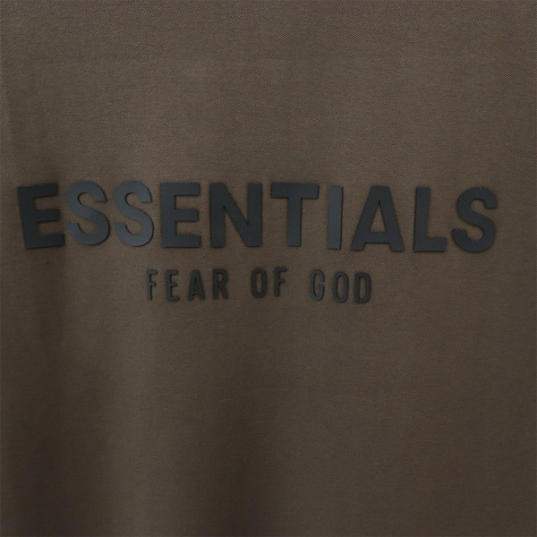 Fear Of God, Essentials, Men's Polo, Brown