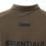 Fear Of God, Essentials, Men's Polo, Brown