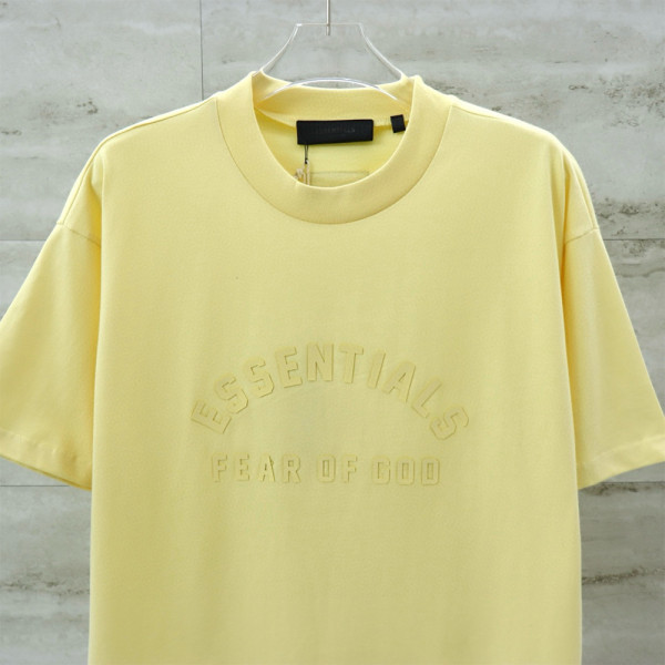 Fear Of God, Essentials, Men's T-Shirt, Yellow
