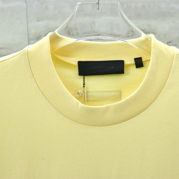Fear Of God, Essentials, Men's T-Shirt, Yellow