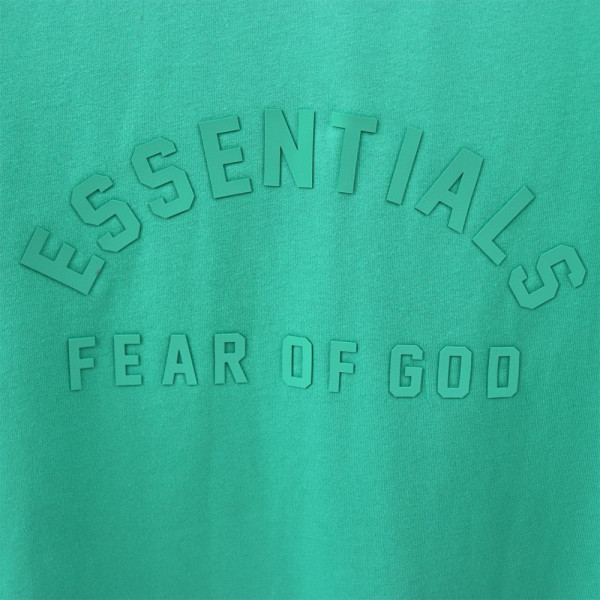 Fear Of God, Essentials, Men's T-Shirt, Green