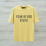 Fear Of God, Essentials, Men's T-Shirt, Yellow